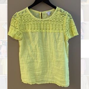 J. CREW linen top